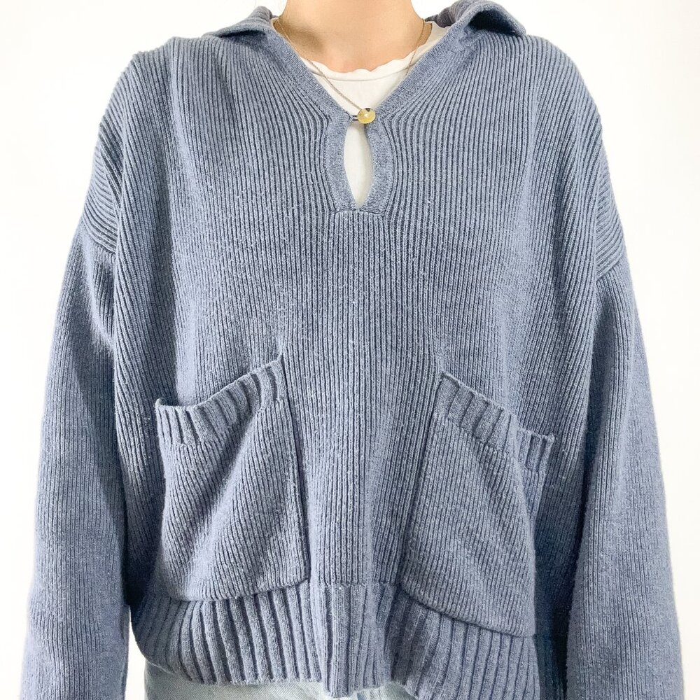 Everlane Marine Drop Pocket Sweater | Size Medium